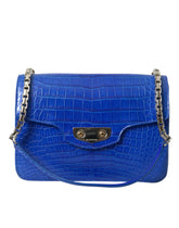 Bolso de hombro Balenciaga Chic de piel de caimán con cadena