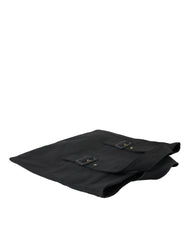 Bolso tote vaquero negro elegante Miu Miu para el día a día