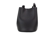 Bolso de mano tipo cubo Burberry Lorne pequeño de piel con cuadros Haymarket en negro