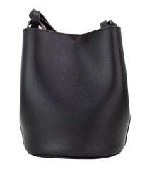 Bolso de mano tipo cubo Burberry Lorne pequeño de piel con cuadros Haymarket en negro
