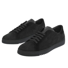Zapatillas Off-White de piel de becerro negra para mujer