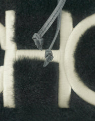 Bolso de mano y hombro de piel negra Jimmy Choo