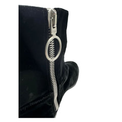 Botín de mujer de piel de becerro negra Off-White