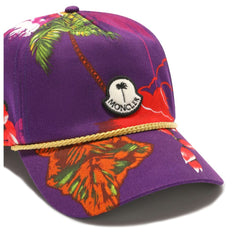 Sombreros y gorras de algodón morado Moncler x Palm Angels