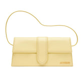 Bolso de mano de piel amarilla Jacquemus