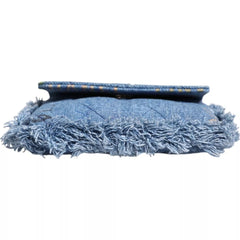 Bolso de hombro con flecos y micrologotipo estampado con solapa Mood Denim de Chanel