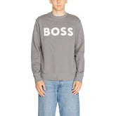 Sudadera de algodón gris de Hugo Boss