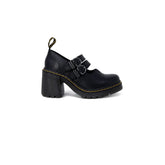 Sandalia de cuero negra Dr. Martens