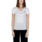 Guess White Cotton T-Shirt