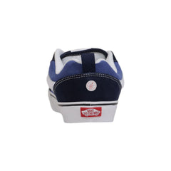 Zapatillas de cuero azul Vans