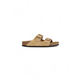 Sandalia Birkenstock de piel de ante beige