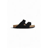 Sandalia de ante negra Birkenstock