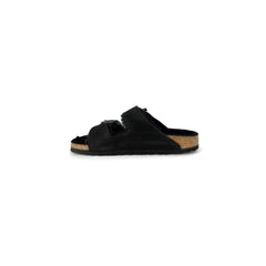 Sandalia de ante negra Birkenstock
