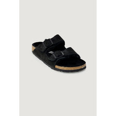Sandalia de ante negra Birkenstock