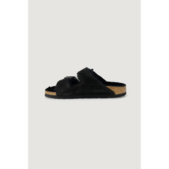 Sandalia de ante negra Birkenstock