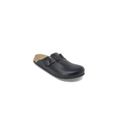 Sandalia de cuero negra Birkenstock