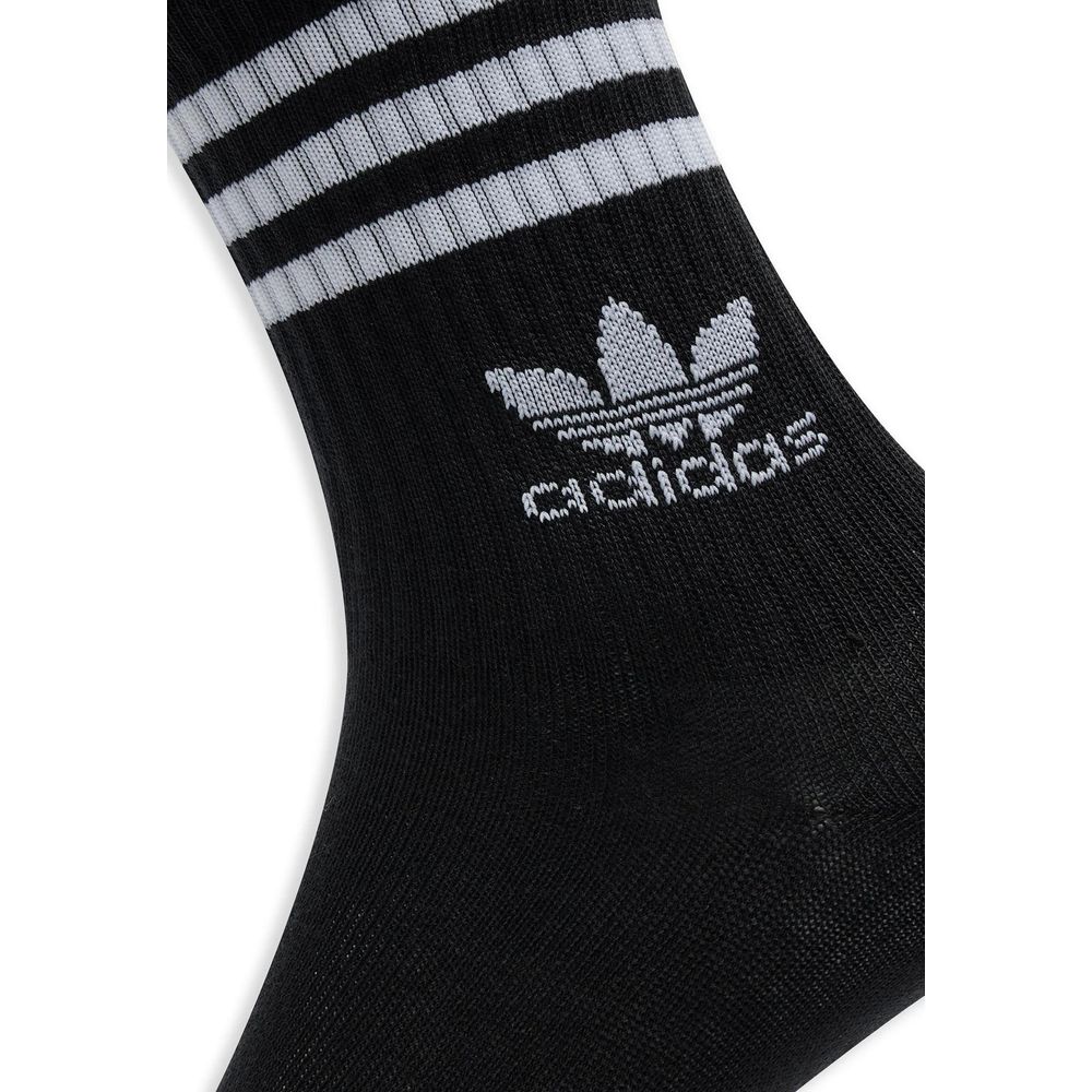 Calcetines de algodón negros de Adidas