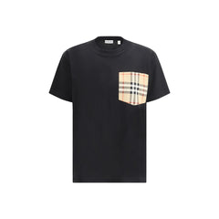 Camiseta con bolsillo y cuadros Burberry Archive