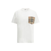 Camiseta con bolsillo y cuadros Burberry Archive