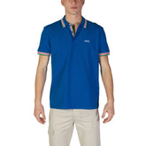 Polo de algodón azul de Hugo Boss