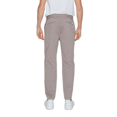 Pantalón de algodón marrón Hugo Boss