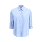 Brunello Cucinelli Camisa Monile brillante