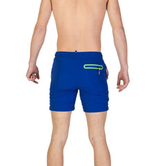 Traje de baño de poliéster azul Superdry