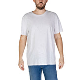 Camiseta blanca de algodón Superdry