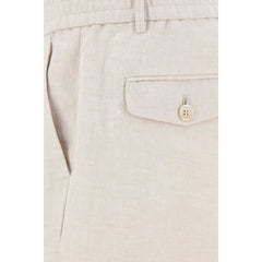 Pantalones cortos de lino Brunello Cucinelli