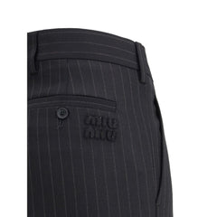 Pantalones de sastre a rayas Miu Miu