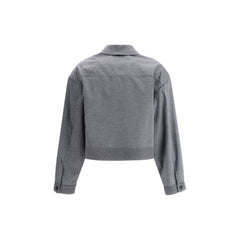 Chaqueta con cremallera Miu Miu Mélange