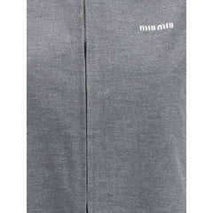 Chaqueta con cremallera Miu Miu Mélange