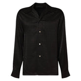 Camisa de viscosa negra Amiri