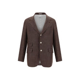 Brunello Cucinelli Chaqueta tipo blazer de lino