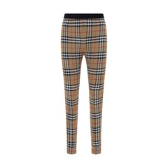 Leggings con cuadros de archivo de Burberry