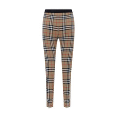 Leggings con cuadros de archivo de Burberry