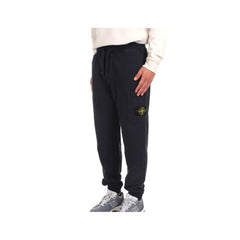 Pantalones de algodón azul Stone Island para hombre