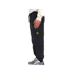 Pantalones de algodón azul Stone Island para hombre