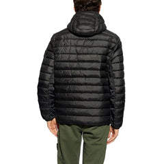 Chaqueta de nailon negra de Stone Island