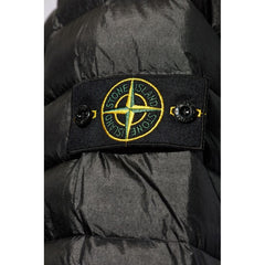 Chaqueta de nailon negra de Stone Island