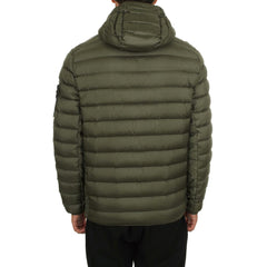 Chaqueta de nailon verde de Stone Island