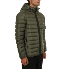 Chaqueta de nailon verde de Stone Island