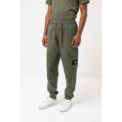 Pantalones de algodón verde Stone Island para hombre