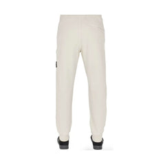 Pantalón deportivo de algodón beige para hombre de Stone Island