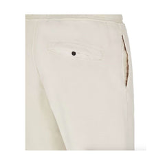 Pantalón deportivo de algodón beige para hombre de Stone Island