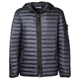 Chaqueta de nailon azul de Stone Island