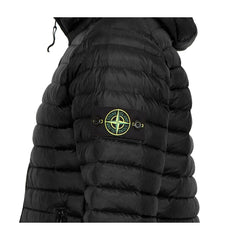 Chaqueta de nailon negra de Stone Island
