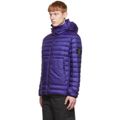 Chaqueta de nailon morada de Stone Island