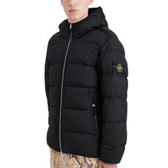 Chaqueta de nailon negra de Stone Island