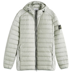 Chaqueta de nailon gris de Stone Island